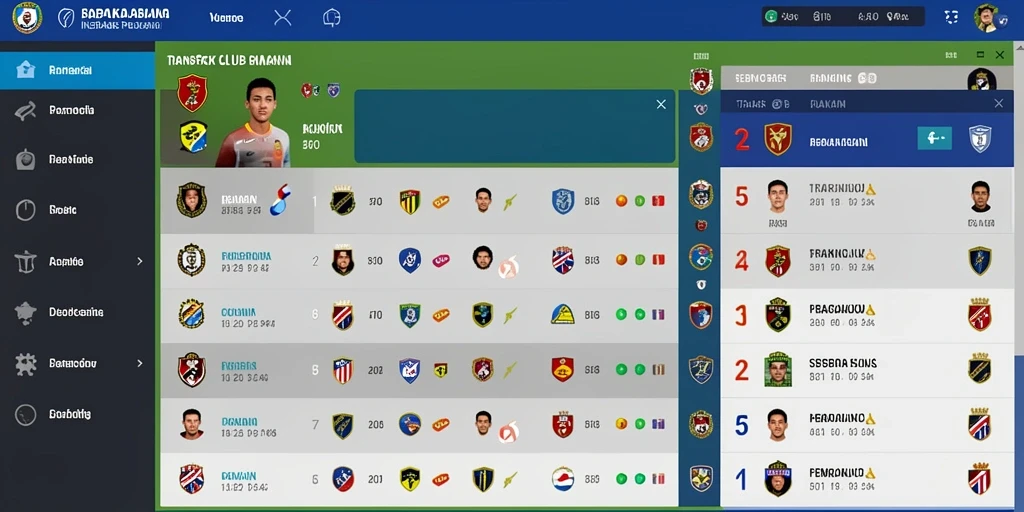 Menu navigasi yang mudah diakses oleh pengguna.