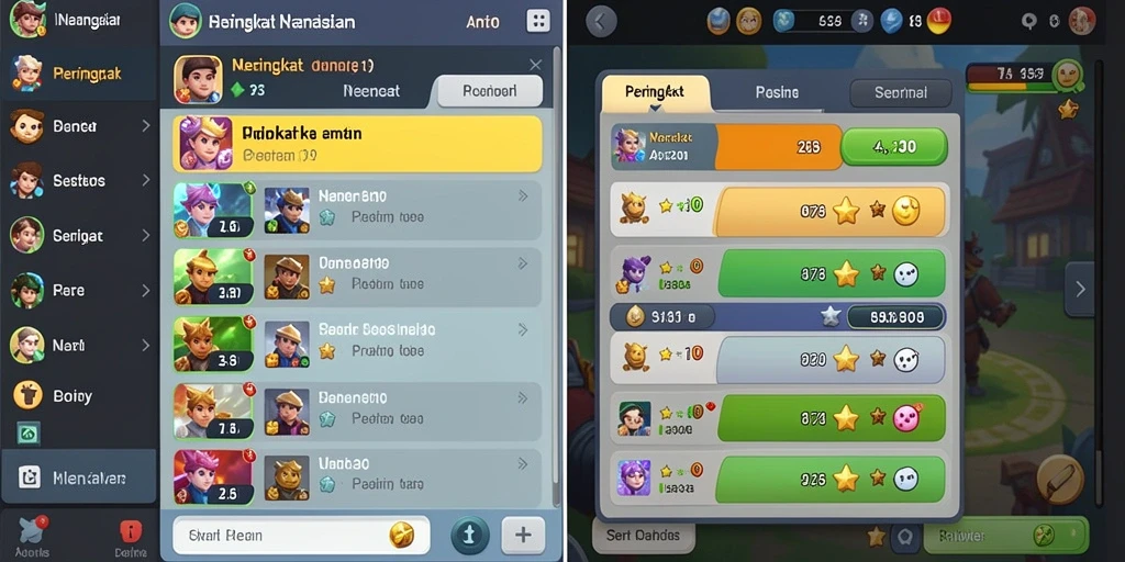 Berbagai karakter dan item menarik untuk dimainkan.